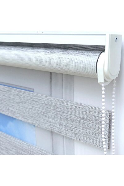 Babacan Home Design Uygun Brillux Zebra Perde Bambu Gri