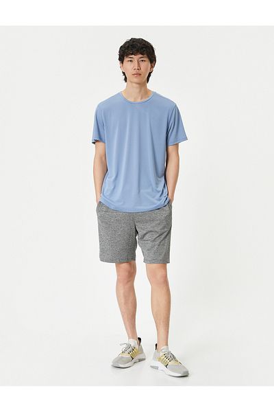 Koton Základné športové tričko Crew Neck Krátky rukáv