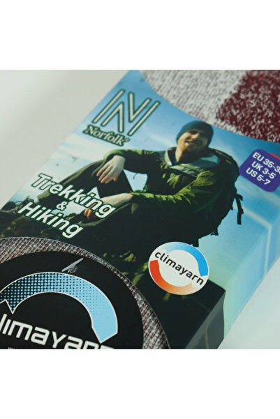 NORFOLK Nasuh'Climayarn' Technology Ultimate Full Cushioning Thermal Hiking Socks Burgundy