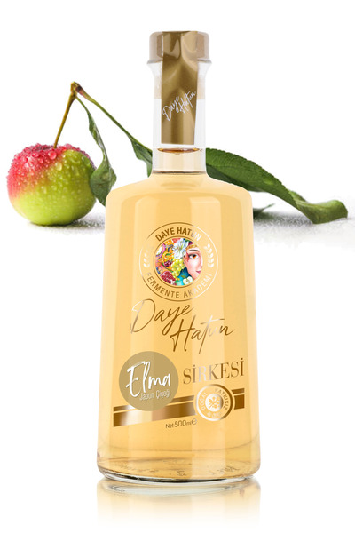 DAYE HATUN Japon Çiçek Elma Sirkesi / Crab Apple Cider Vinegar (doğal Ferment...