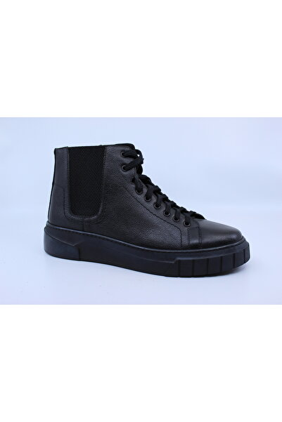 Papuccu 1088 Black Men's Leather Sports Boots 41