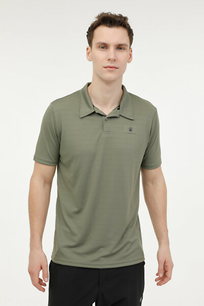 lumberjack M-CT461 SHERMAN T-SH 4FX Khaki Tricou cu mânecă scurtă pentru bărbați