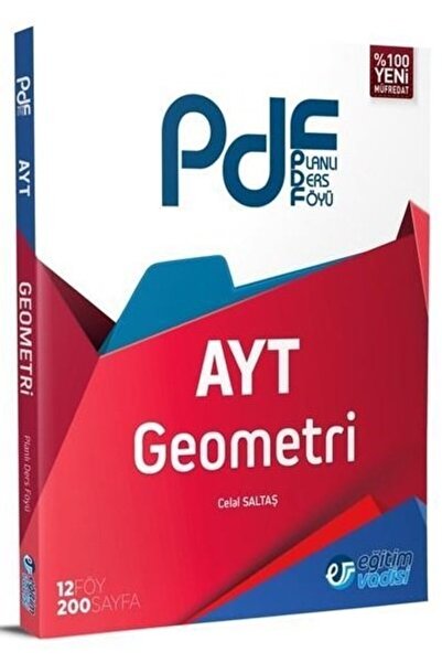 Eğitim Vadisi Süper Fiyat - Yks Ayt Geometri Pdf Planlı Ders Föyü Konu Anlatı...