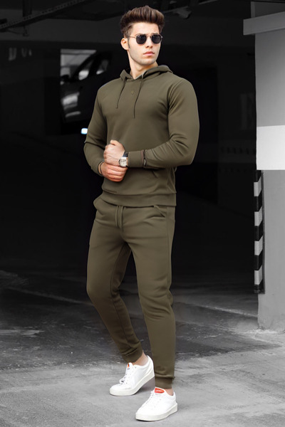 CMZ COLLECTİON Ανδρικό σετ αθλητικών και καθημερινών φόρμων με κουκούλα και τ...