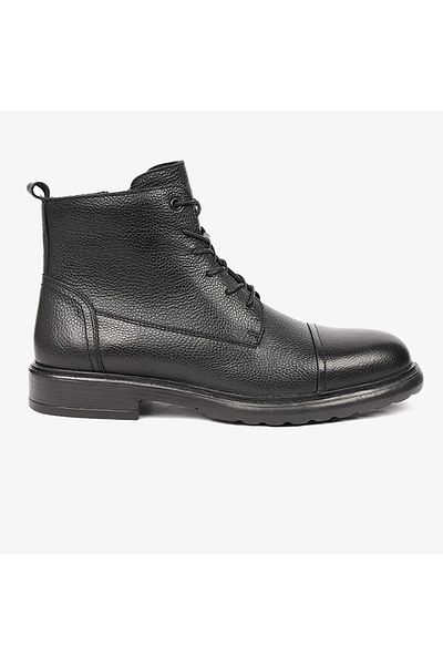 Greyder 17970 Men's Black Genuine Leather Casual Boots
