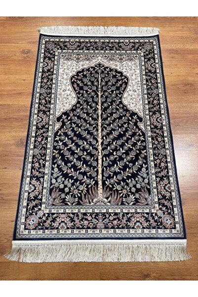 Quality Bambu İplik Seccade Halı 6867A LACİVERT