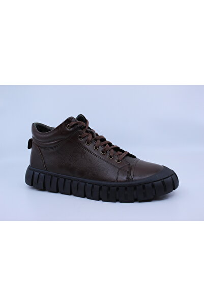 Papuccu 1099 Brown Men's Leather Sports Boots 41