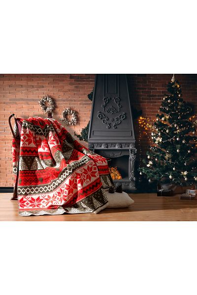 Vicuna Home Glow Cotton Christmas Blanket