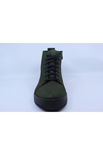 Papuccu 1063 YEŞİL ERKEK DERİ BOT 42