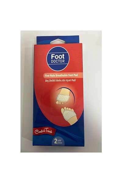 Foot Doctor Breathable Foot Pad with Five Holes 2 Pieces