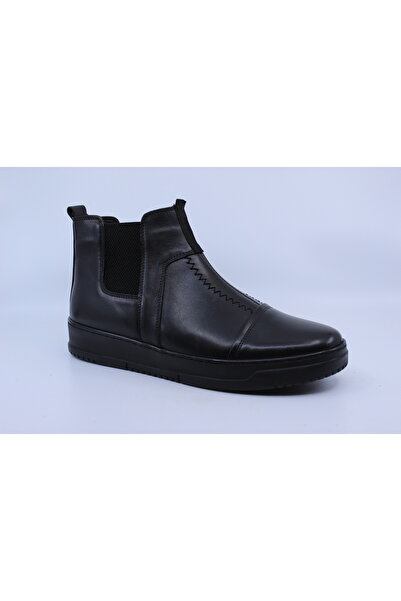 Papuccu 1105 Black Men's Leather Boots 42