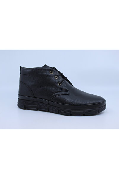 Papuccu 1048 Black Men's Leather Boots 41