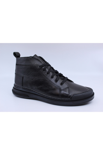 Papuccu 1079 Black Men's Leather Boots 41