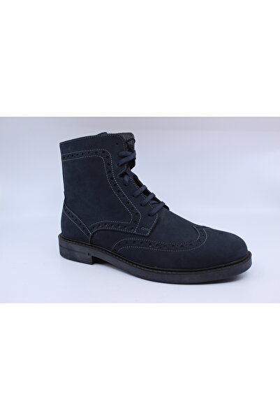 Papuccu 1082 Dark Blue Men's Leather Boots 41