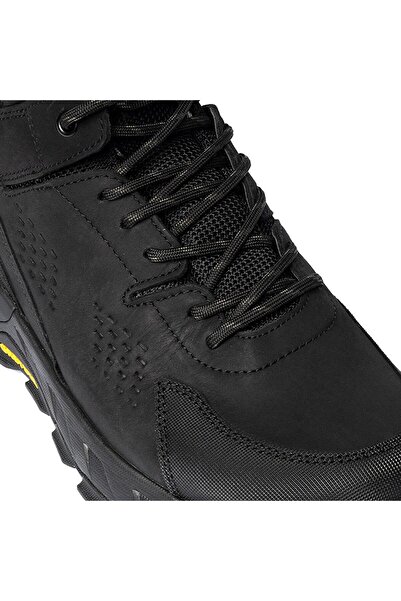 Greyder 16342 Erkek Siyah Hakiki Deri Su Geçirmez Bot