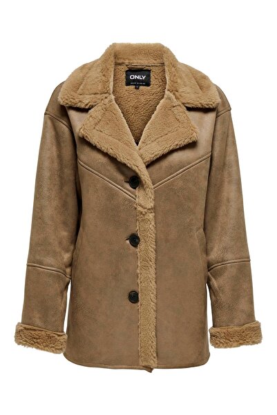 ONLY Lva Bonded Collar Coat Cc Otw Palton pentru femei 15322037 Otter