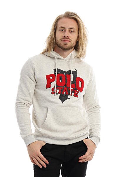Polo State Hanorac pentru bărbați, din bumbac cu 3 fire, cu fleece interior, ...