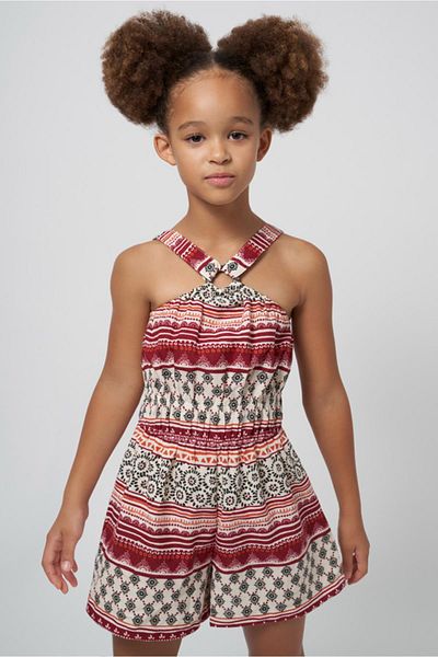 MAYORAL Printed Girls' Short Jumpsuit