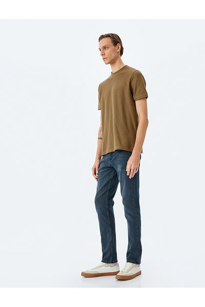 Koton Ανδρικό τζιν παντελόνι Brad Jean Indigo 5sam40030nd