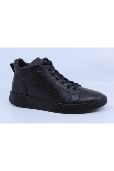 Papuccu 1066 Black Men's Leather Boots 41