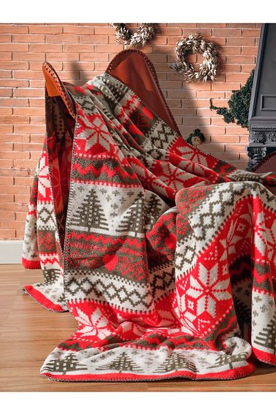 Vicuna Home Glow Cotton Christmas Blanket