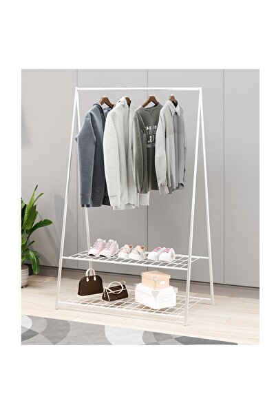Güzelkan Konfeksiyon Elbise Askılık Iki Raflı