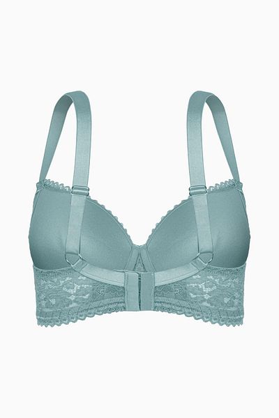 Wonna Sutien de strângere din dantelă verde - fără umplutură - 2494