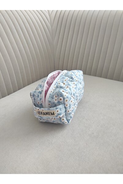 fanem Makyaj Çantası, Seyahat Çantası, Ruj Çantası, Organizer 7x7x13 küçük boy