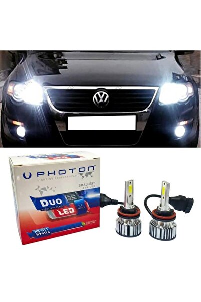Photon Vw Passat B6 Led Xenon Uzun Far Ampulü H7 Duo Yeni Seri Beyaz