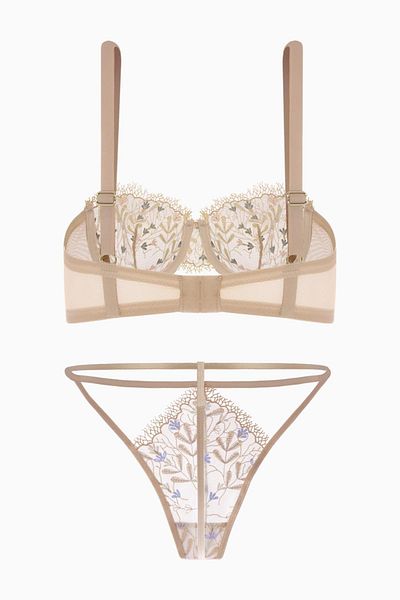 Wonna Σετ σουτιέν και εσώρουχα Brode Fashion - Underwire - 2700 - Χρώμα δέρματος
