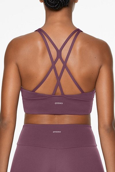 Oysho Medium-support comfortlux sports bra with cups