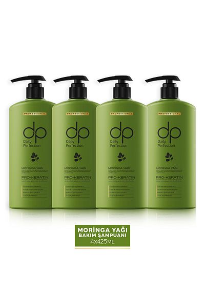 dp Daily Perfection Moringa Oil 425 ml - 4 Shampoos