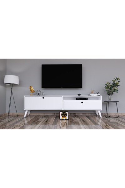 KONAK EV EŞYALARI Noce 140 TV Ünitesi,MDF,TV Sehpa,TV Dolap,Kolay Kurulum