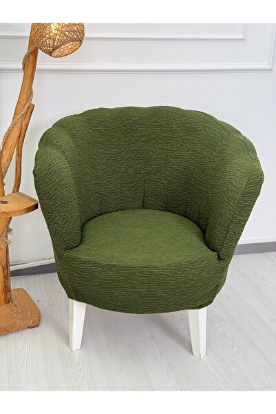 defnehome collection Jakar Kumaş Tekli Midye Haki