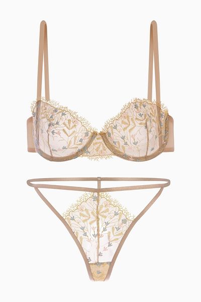 Wonna Σετ σουτιέν και εσώρουχα Brode Fashion - Underwire - 2700 - Χρώμα δέρματος