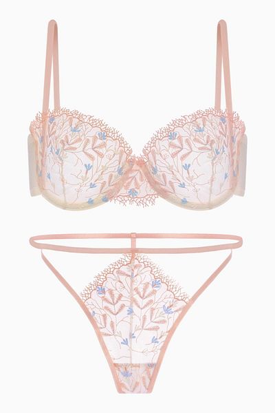 Wonna Brode Fashion Bra and Panty Set - Underwire - 2700 - Ecru