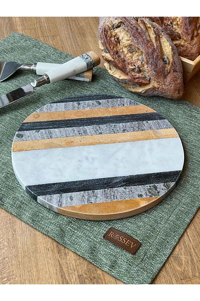 The Mia Marble Presentation Plate 25 cm
