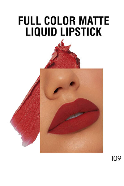 Lollis Matte Full Color Lipstick 109 / Mat Likit Ruj 109