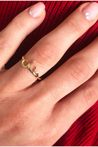 Glorria Kişiye Özel Arapça İsimli Gümüş Yüzük