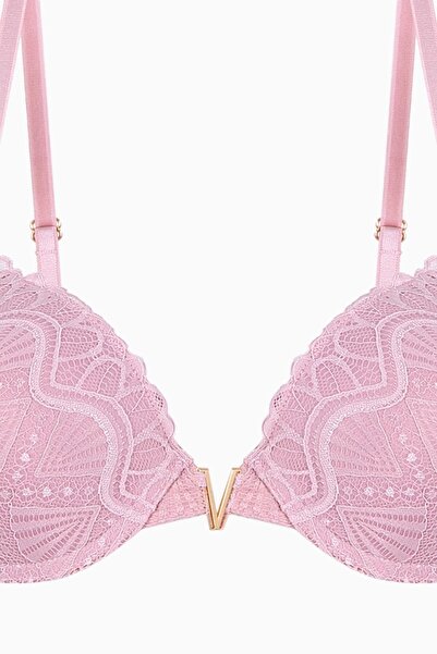 Wonna Σουτιέν Anna Gold Detailed Lace - Push Up - 2568 - Πούδρα