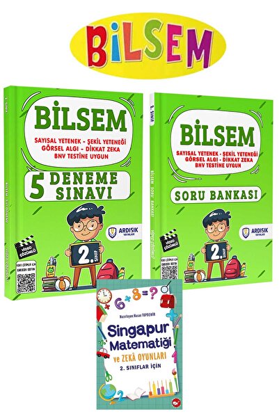 Ardışık Yayıncılık 2. Sınıf Bilsem Soru Bankası ve Deneme Sınavı + Singapur M...