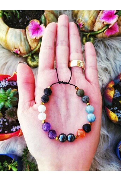 Generic Brand Aquarius Natural Stone Bracelet