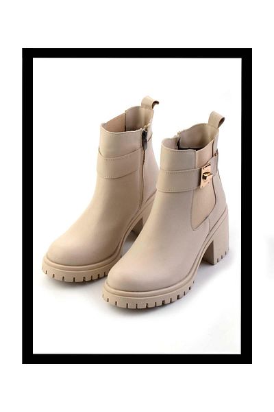 Bambi Beige Women's Boots & Booties K 02824705009