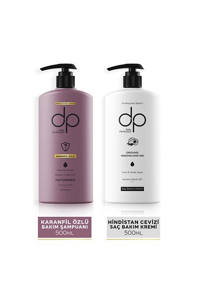 DP Daily Perfection 500 ml Clove Extract Shampoo & Organic Coconut Conditioner