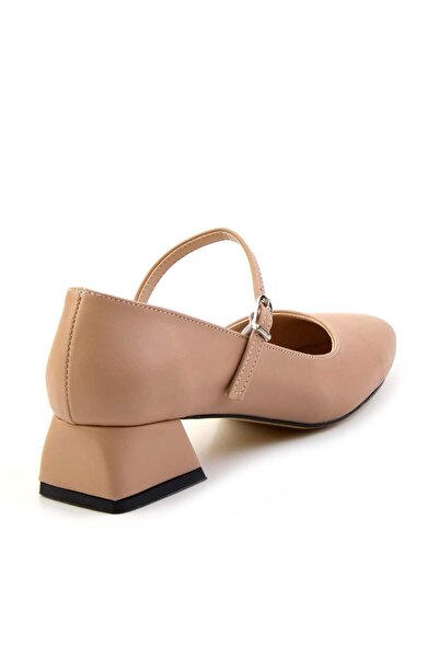 Bambi Nude Kadın Klasik Topuklu Ayakkabı K01994103309