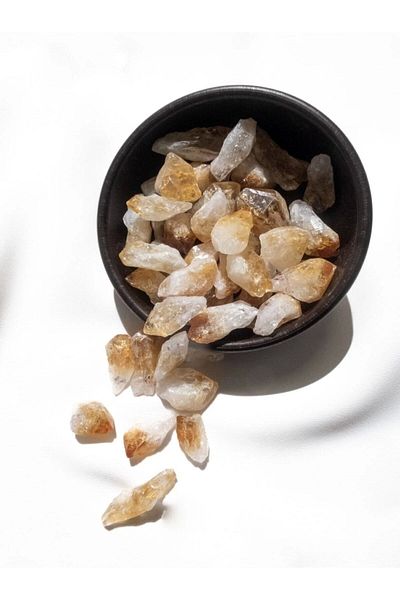 DOĞAL TAŞ CENNETİ Wallet Size Raw Unprocessed Citrine Mass (money Stone)