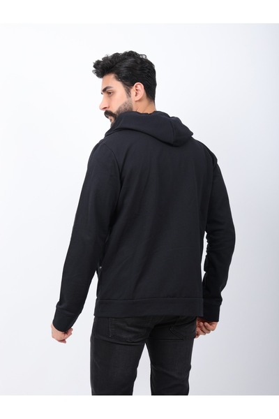 MERTEX Pánská mikina - přední zip, klokaní kapsa, kapuce, 2 vlákna, sezónní pohodlný střih