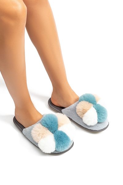 Twigy Papuci de casă pentru femei Tess Blue - Mărimea 36/41