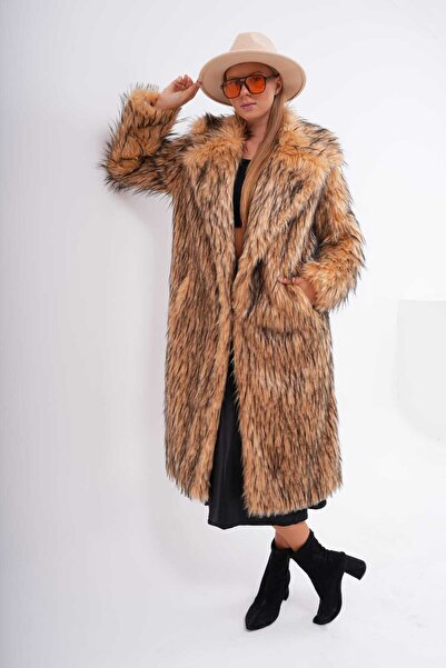 NAVY Racun Повний розмір Пухнастий пальто