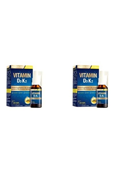 Nutraxin Vitamin D3 K2 30 ml X 2 Adet Kofre